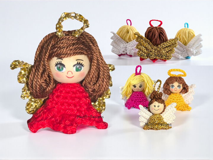 Crochet pattern for mini guardian angels