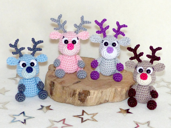 Crochet Pattern little reindeer