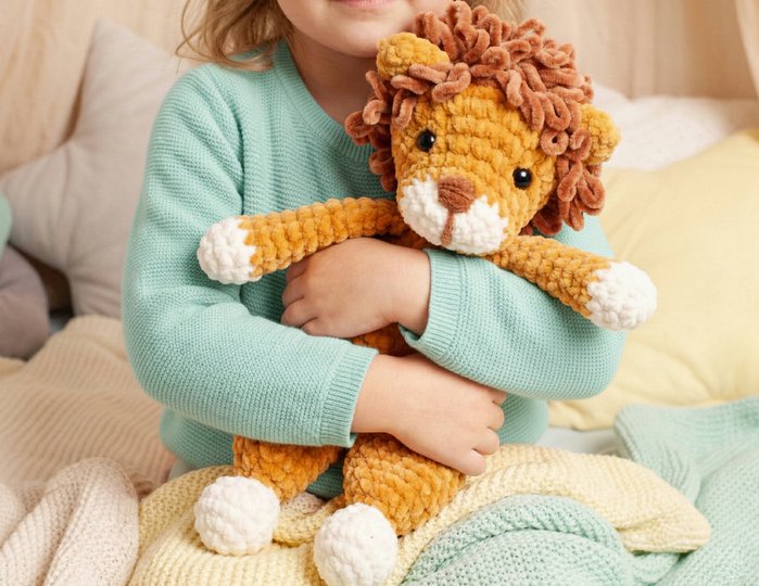 Lion Snuggler Crochet Pattern