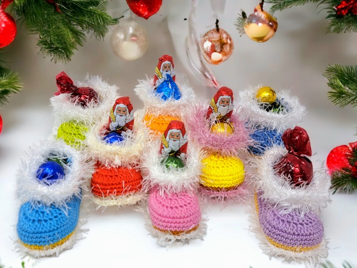 Santa Claus shoe Advent calendar