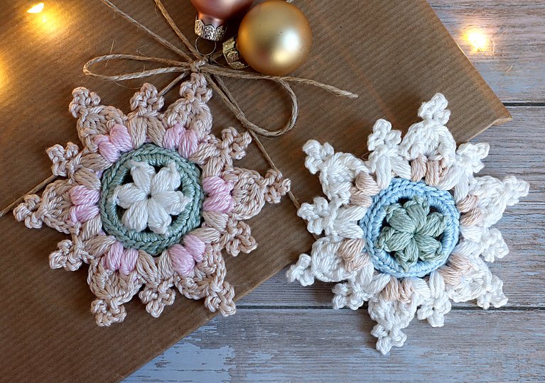 Snowflake Large Helena gift tag