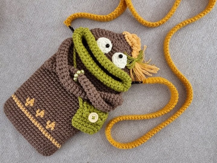 T4 Crochet pattern Small crossbody bag