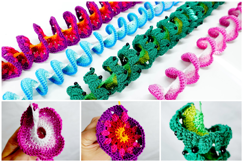 4 Decorative Wind Chimes Crochet Pattern