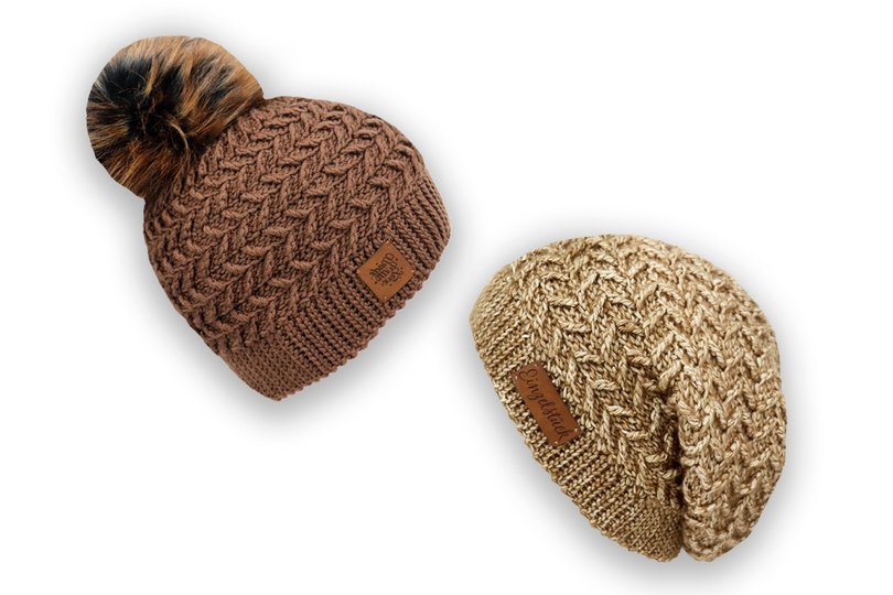 Beanies Tara all sizes, sporty & slouchy