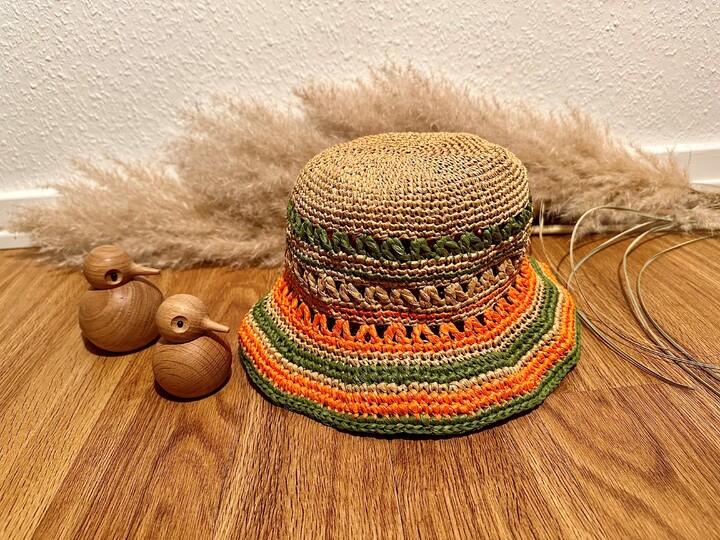 Bucket hat, summer hat, sun hat, crochet pattern