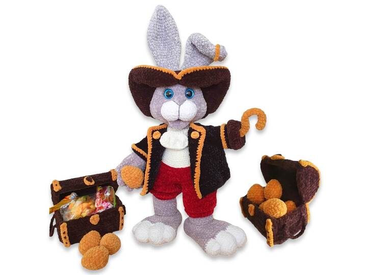 Captain Knockear and the golden easter eggs