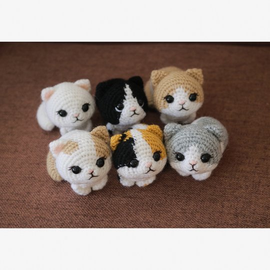 Cat crochet pattern bundle 6 in 1 - My Kitties