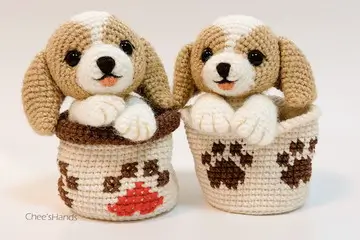 Crochet dog pattern My little Birdie