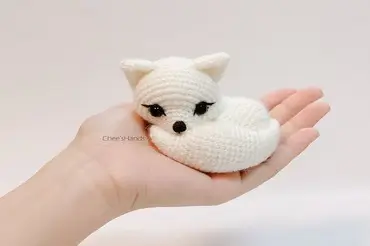 Crochet pattern Arctic Fox Little Crystal
