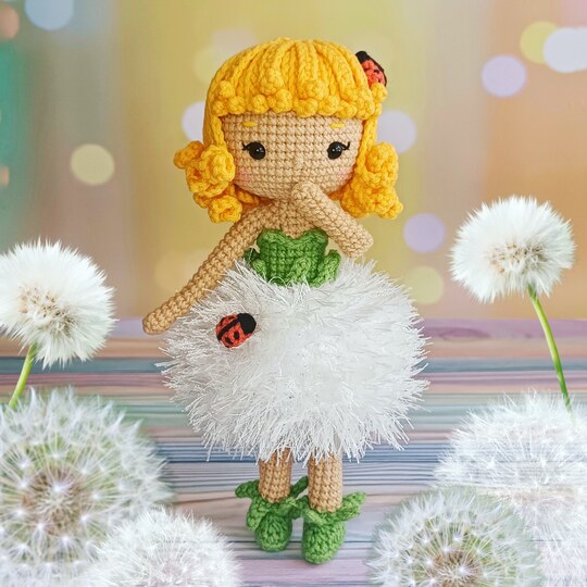 Flower fairy amigurumi Crochet pattern