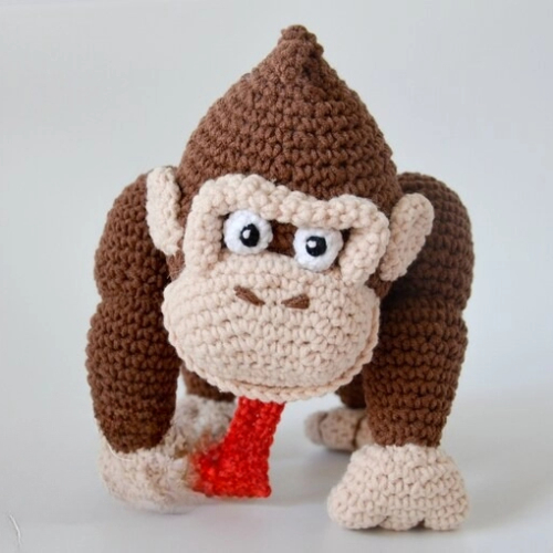 Donkey Kong Free Crochet Amigurumi Pattern