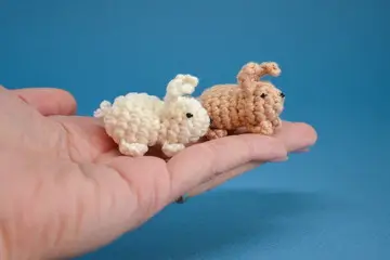 Easter mini rabbit amigurumi crochet pattern