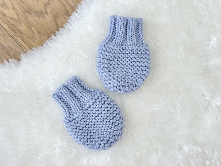 First Baby Mittens Knitting Pattern