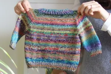 Knitting Pattern Happy Sweater Mini