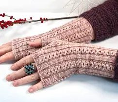 Acorn Mitts knitting pattern 3 sizes