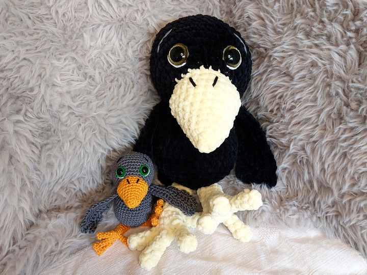 Amigurumi Crochet Pattern Raven Rufus
