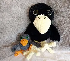 Amigurumi Crochet Pattern Raven Rufus