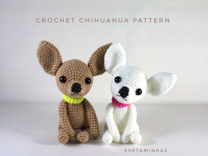 Crochet Chihuahua Pattern Amigurumi Chihuahua Amigurumi Dog Crochet Dog