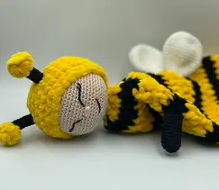 Crochet Pattern Comforter Bee Cuddly Bee