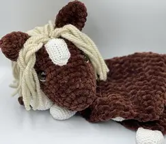 Crochet Pattern Comforter Cuddly Horse