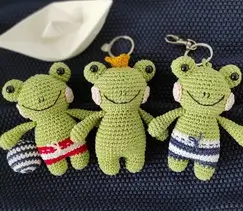 Crochet Pattern Little Frog Keychain