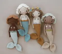 Crochet pattern Lulu The mermaid