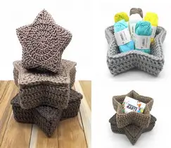 Crochet pattern star box easy and versatile