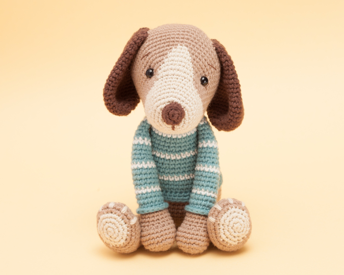 Dog crochet pattern, amigurumi dog