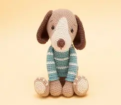 Dog crochet pattern amigurumi dog