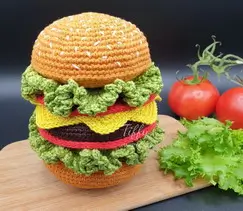 Hamburger Stacking Toy