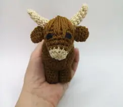 Highland cattle crochet pattern