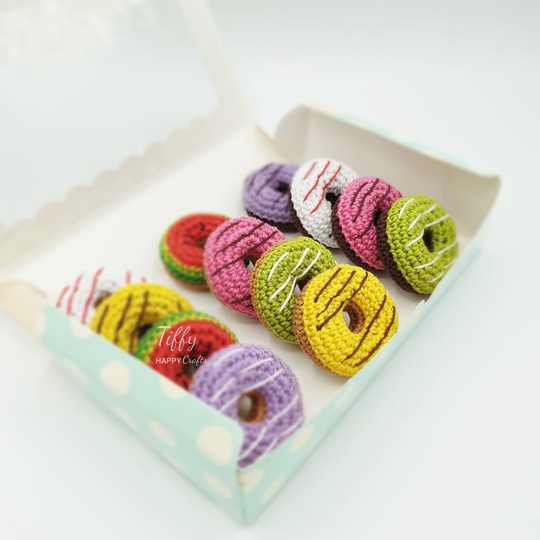 Mini Donuts Amigurumi Easy Crochet Pattern