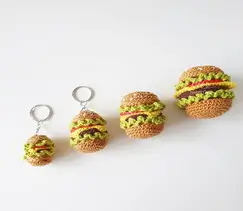 Mini Hamburger 4 Sizes