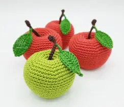 The Perfect Apple Amigurumi Fruit Crochet Pattern