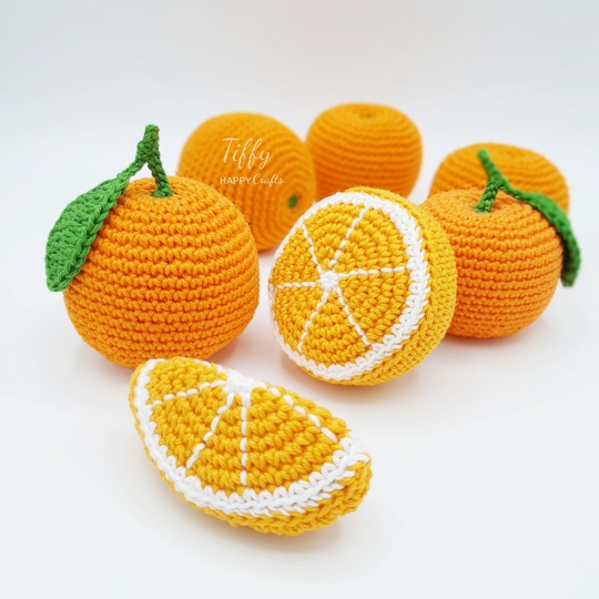 The Perfect Orange Set Amigurumi Crochet Pattern