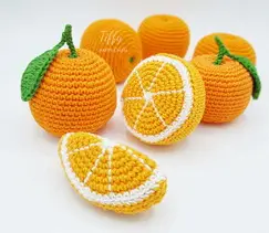 The Perfect Orange Set Amigurumi Crochet Pattern