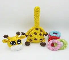 Tiffy The Lovely Giraffe Stacking Toy