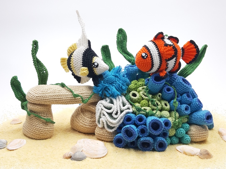 Underwater world with Claude and Wael Crochet pattern
