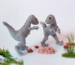 Velociraptor Dinosaurs Crochet pattern