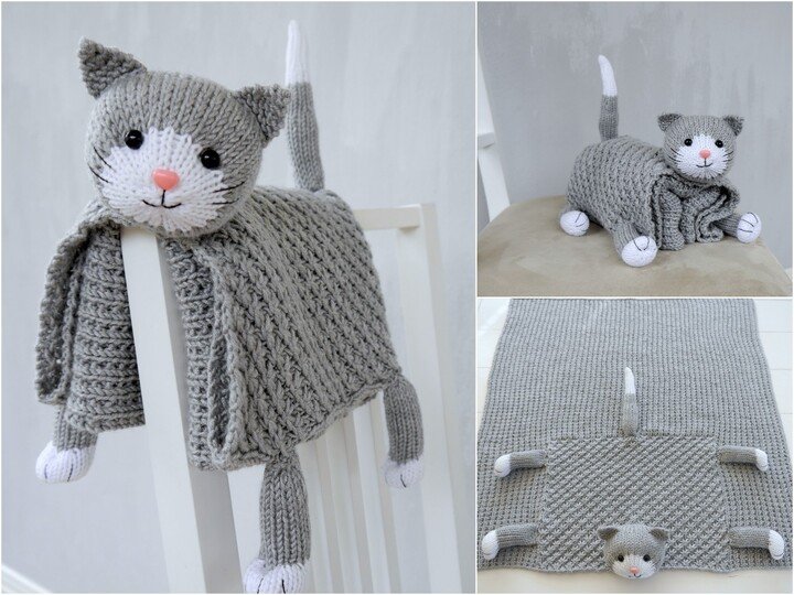 Knitted Baby Blanket MIEZI