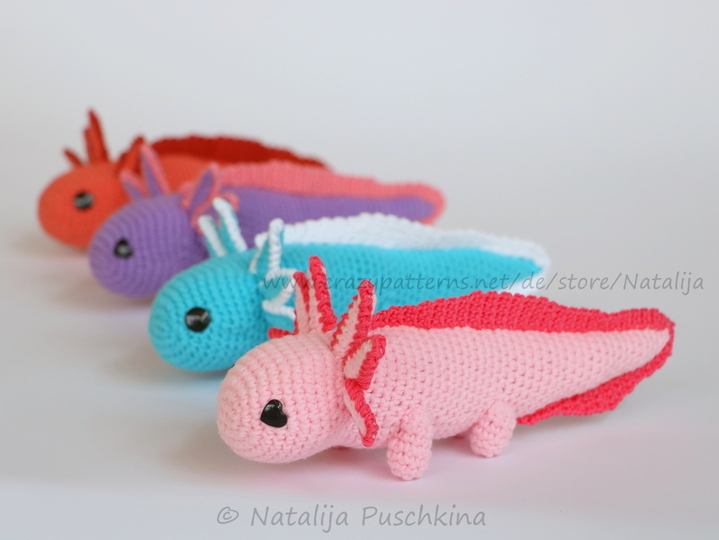 Amigurumi Axolotl Crochet Pattern
