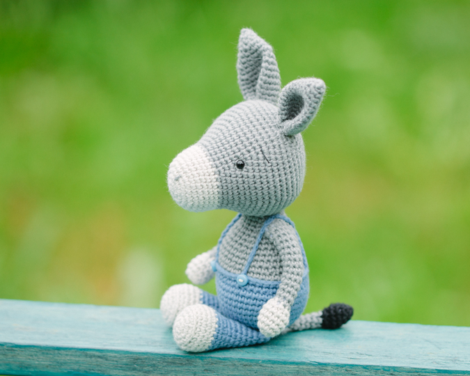 Amigurumi donkey crochet pattern