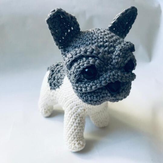 Bruno the french Bully crochet pattern