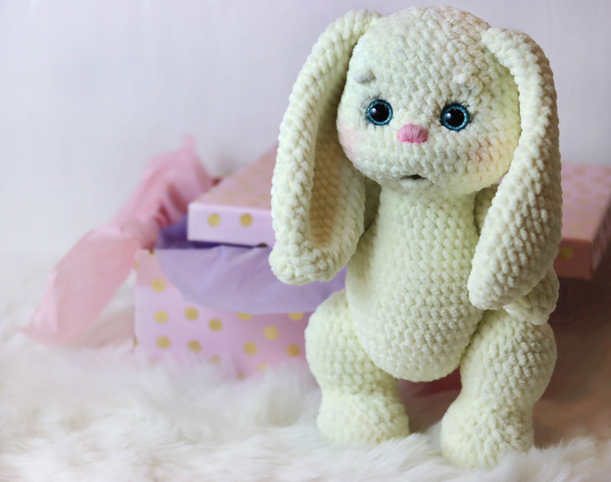 Crochet Pattern Bunny Emely Bunny Emil With Basket