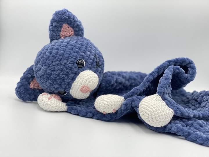 Crochet Pattern Comforter Cat Cuddly Cat