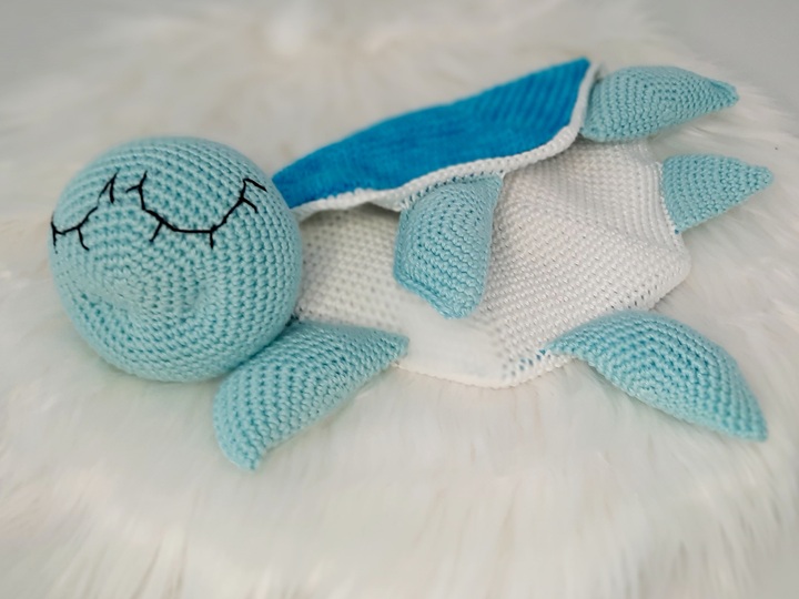 Crochet Pattern Cuddle-Me-Turtle
