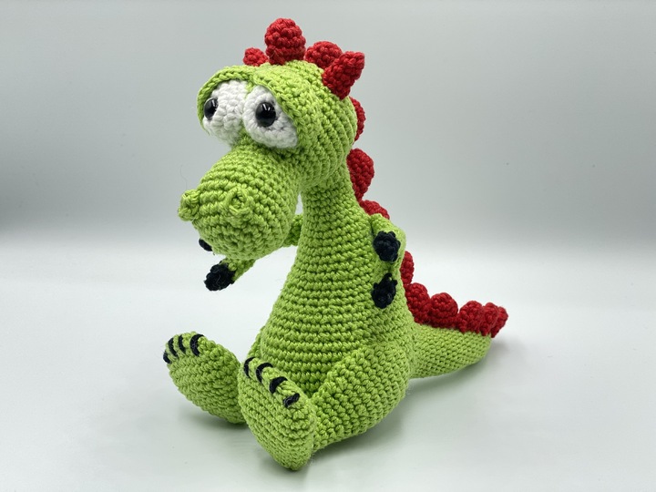 Crochet Pattern Dino Bruno