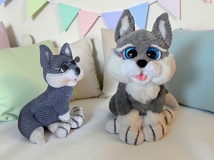 Crochet pattern for baby wolf