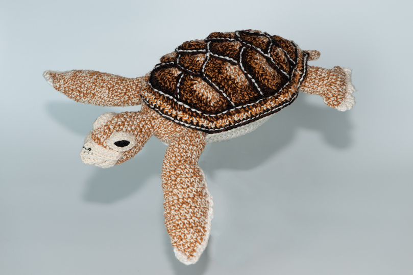 Crochet Pattern for Shila the Green Sea Turtle
