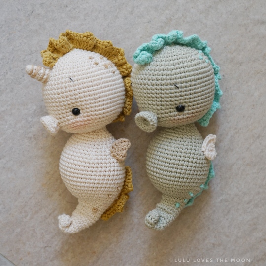 Crochet pattern Nalu The Seahorse